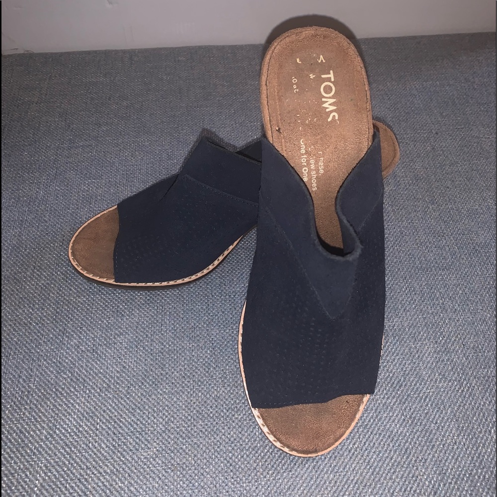TOMS Suede Mule Sandals